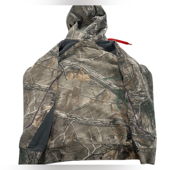 Cabelas Women Size Small Pullover Sweatshirt Hoodie Hunting Camouflage Camo - Picture 2 of 4